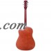 Ktaxon New 41 inch Adult Glarry Spruce Wood 6 String Cutaway Acoustic Guitar with Bag and More   
